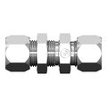 World Wide Fittings Flareless Compression Bulkhead to Flareless Compression Union 7325X10X10
